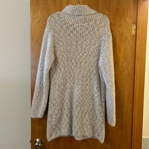 Lulus Womens Sweet Whispers Sweater Dress Multicolor Marled Turtleneck NWT Small